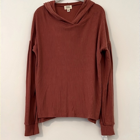 PST by PROJECT SOCIAL T Wren Cozy Rib Hoodie - Picture 2 of 8